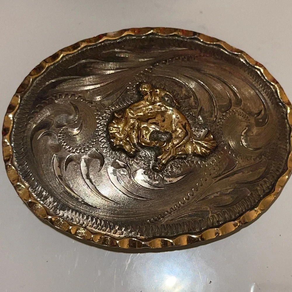 Nocona Young Cowboy/girl Belt With Nocona Buckle & Buckle Bundle Mexico & Taiwan
